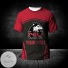 Northern Illinois Huskies All Over Print T-shirt Curve Style Sport- NCAA