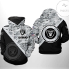 Oakland Raiders NFL Camo Team 3D Printed Hoodie Zipper Hooded Jacket
