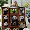 Panda In Your Area Quilt Blanket