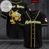 Personalized Alakazam Baseball Jersey - Black