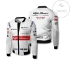 Personalized Alfa Romeo Racing Sparco Singha Richard Mille All Over Print 3D Bomber Jacket - White