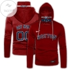 Personalized Boston Red Sox All Over Print 3D Gaiter Hoodie - Red