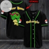 Personalized Caterpie Baseball Jersey - Black