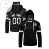 Personalized Chicago White Sox All Over Print 3D Gaiter Hoodie - Black Packer Lover