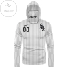 Personalized Chicago White Sox All Over Print 3D Gaiter Hoodie - White Gift For Fans