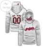 Personalized Cleveland Guardians All Over Print 3D Gaiter Hoodie - White Indians Lover