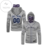 Personalized Colorado Rockies All Over Print 3D Gaiter Hoodie - Light Gray
