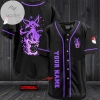 Personalized Espeon Baseball Jersey - Black