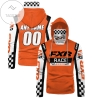 Personalized Fxr Racing Team Motogp All Over Print 3D Gaiter Hoodie - Orange