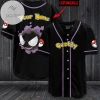 Personalized Gastly Baseball Jersey - Black