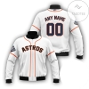 Personalized Houston Astros All Over Print 3D Bomber Jacket - White