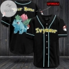 Personalized Ivysaur Baseball Jersey - Black