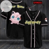 Personalized Jigglypuff Baseball Jersey - Black