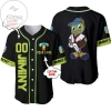 Personalized Jiminy Cricket Disney All Over Print Baseball Jersey - Black