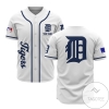 Personalized MLB Detroit Tigers White Baseball Customized Men Jersey