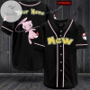 Personalized Mew Baseball Jersey - Black