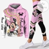 Personalized Minnie Mouse All Over Print 3D Hoodie And Leggings
