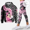 Personalized Minnie Mouse Breast Cancer Awareness All Over Print Hoodie & Leggings