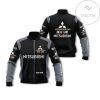 Personalized Mitsubishi F1 Team Racing Ralliart All Over Print 3D Bomber Jacket - Black
