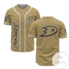 Personalized NHL Anaheim Ducks Baseball Customized Jersey