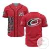 Personalized NHL Carolina Hurricanes Baseball Red Customized Jersey
