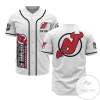 Personalized NHL New Jersey Devils White Baseball Customized Jersey