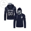 Personalized New York Yankees All Over Print 3D Gaiter Hoodie - Black