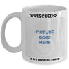 Personalized Pet Rescured Is My Favourite Breed Mug
