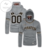 Personalized Pittsburgh Pirates All Over Print 3D Gaiter Hoodie - Gray