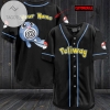 Personalized Poliwag Baseball Jersey - Black