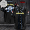 Personalized Poliwrath Baseball Jersey - Black