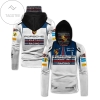 Personalized Porsche Martini Racing All Over Print 3D Gaiter Hoodie - White
