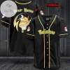 Personalized Raichu Baseball Jersey - Black