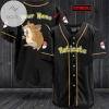 Personalized Raticate Baseball Jersey - Black