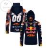 Personalized Red Bull Ktm Factory Motogp Racing St52 Racing All Over Print 3D Gaiter Hoodie - Navy