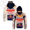 Personalized Repsol Honda Motogp Racing Red Bull Alpinestars All Over Print 3D Gaiter Hoodie