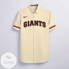 Personalized San Francisco Giants All Over Print 3D Hawaiian Shirt - Beige