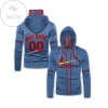 Personalized St. Louis Cardinals All Over Print 3D Gaiter Hoodie - Blue