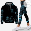 Personalized Stitch Ohana Means Family All Over Print 3D Hoodie & Leggings - Black