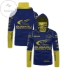Personalized Subaru World Rally Team Racing Sparco Pirelli All Over Print 3D Gaiter Hoodie - Blue
