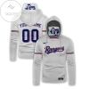 Personalized Texas Rangers All Over Print 3D Gaiter Hoodie - White Gift For Fans