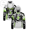 Personalized Thor Mx Motogp Racing All Over Print 3D Gaiter Hoodie - White