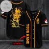 Personalized Yellow Eevee Baseball Jersey - Black