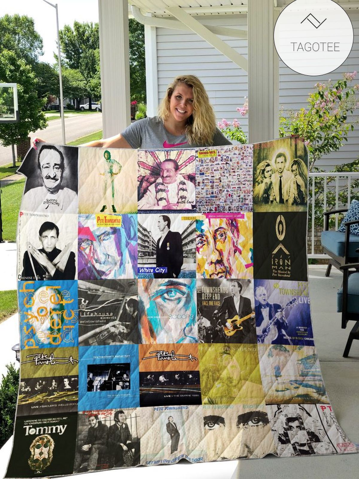 Pete Townshend Style Quilt Blanket