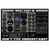 Pilot Control Board What Part Of Don't You Understand Poster