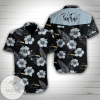 Pink Floyd Floral Hawaiian Graphic Print Short Sleeve Hawaiian Casual Shirt