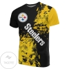 Pittsburgh Steelers T shirt Grunge Style Hot Trending - NFL