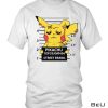 Pokemon Pikachu Criminal Picture Shirt