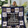 Police (Wife To Husband) Quilt Blanket