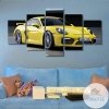 Porsche Cayman GT4 Automative Five Panel Canvas 5 Piece Wall Art Set